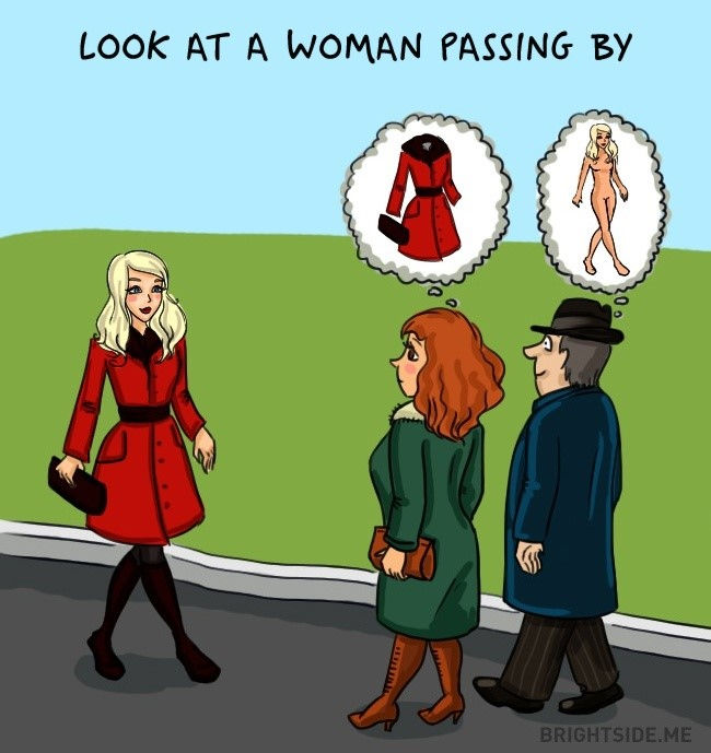 Differences Between Men And Women Perfectly Captured In Funny Comics