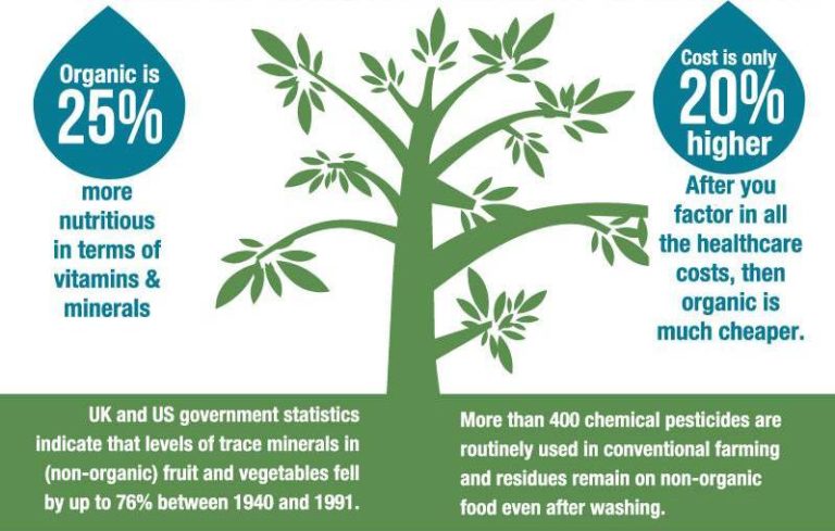 Read more about the article Organic vs Conventional Eating – Infographic