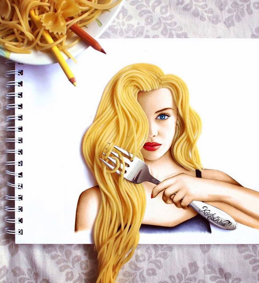 Kristina Webb Creates Amazing 3D Paintings Using Real-Life Objects