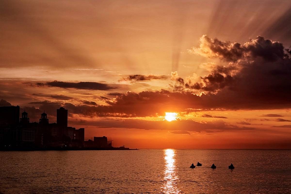 Magnificent Sunsets Havana, Cuba