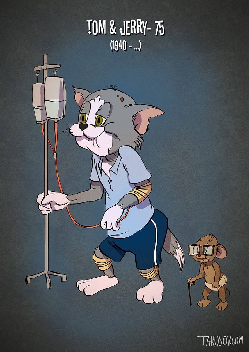 Tom and Jerry Famous Cartoon Characters