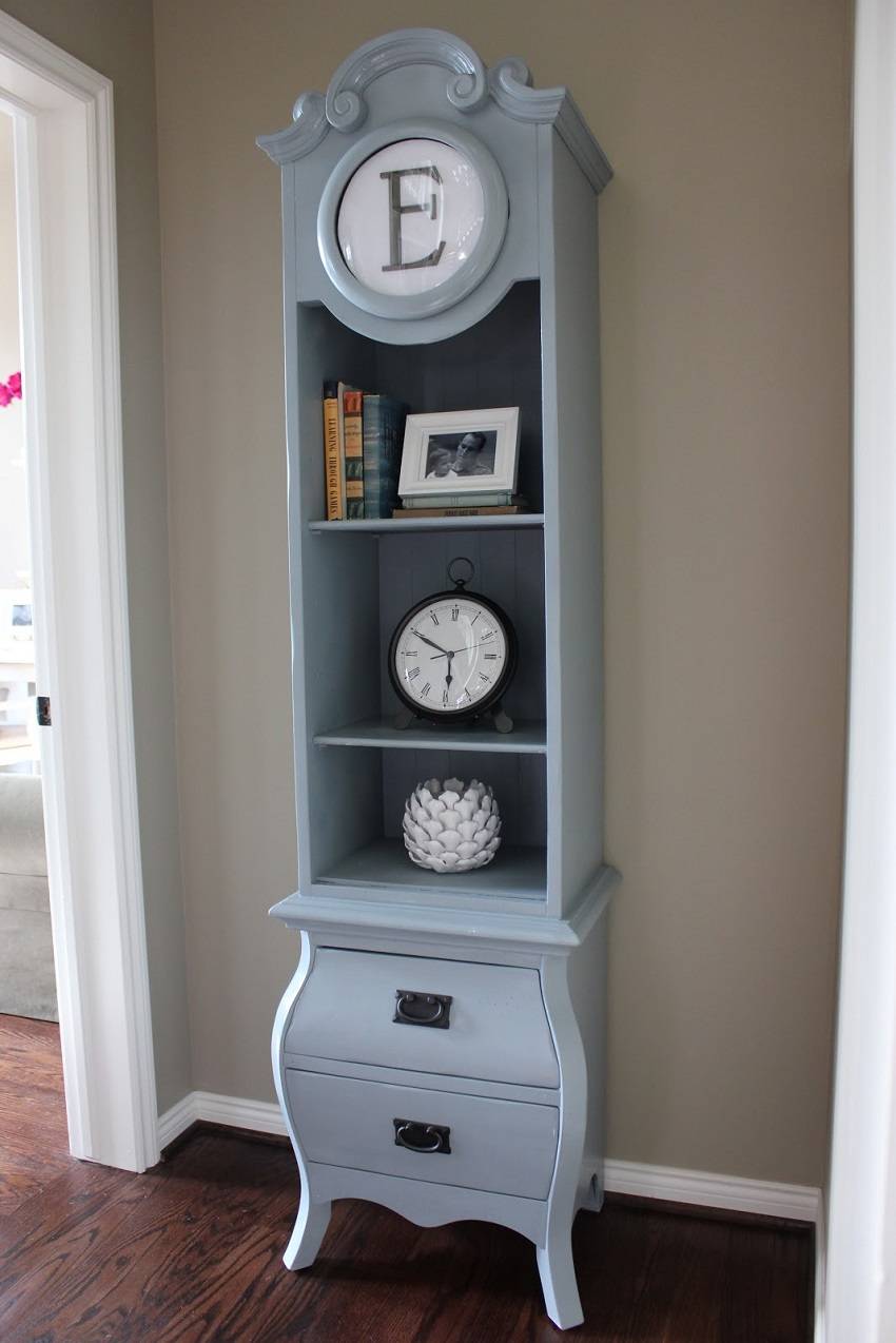 02-DIY Bookcase Clock