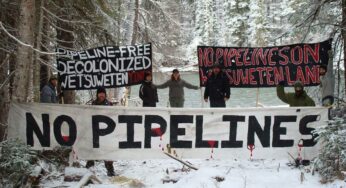 Indigenous People in Canada Resist the Oil Companies That Want to Build a Pipeline through Their Land