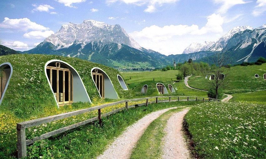 Green-Magic-Homes - Cozy Hobbit Homes Can Be Built