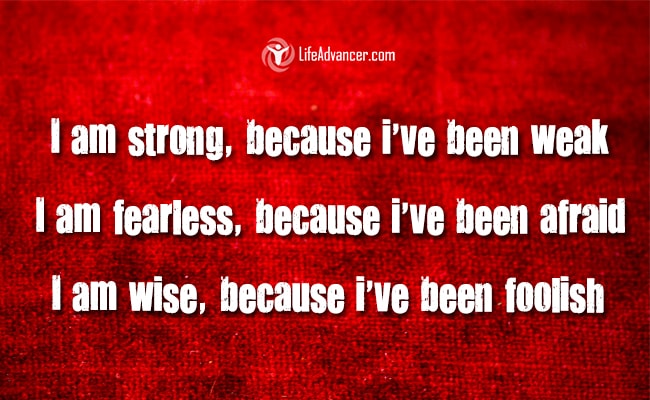 i am strong because