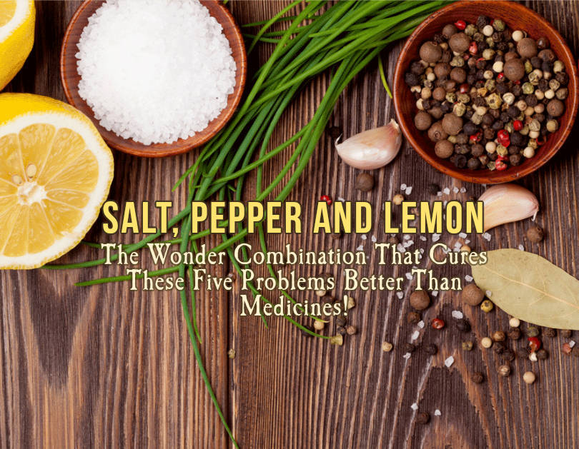 Salt, Pepper and Lemon the Wonder Combination