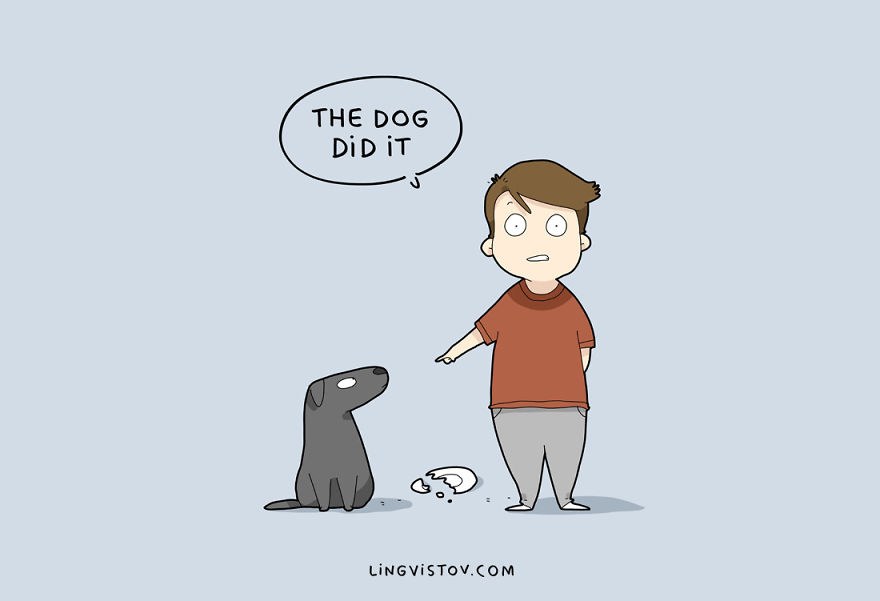 dog owner illustrations