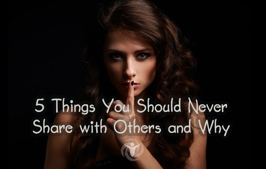 Things Should Never Share Others Why