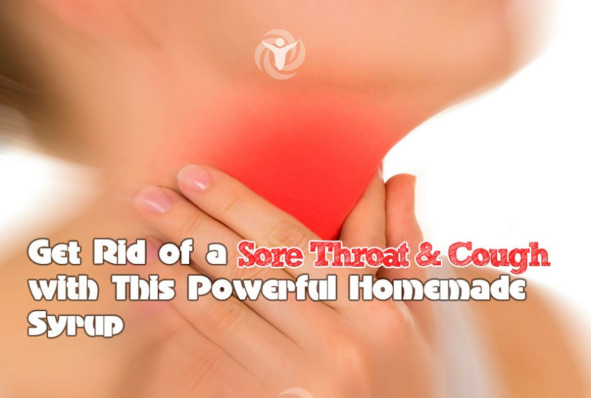 Powerful Homemade Syrup for Sore Throat and Cough