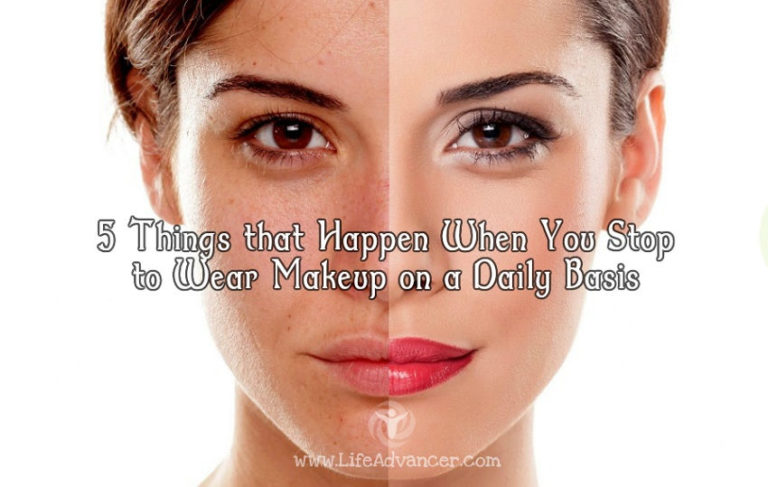 Read more about the article 5 Things That Happen When You Stop to Wear Makeup on a Daily Basis