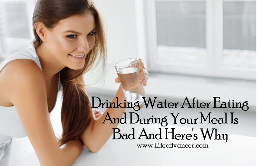 Drinking Water After Eating
