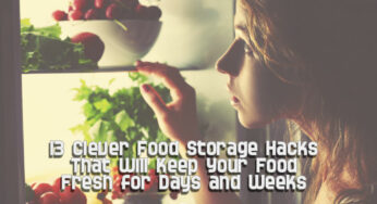 13 Clever Food Storage Hacks to Keep Your Food Fresh for Days & Weeks
