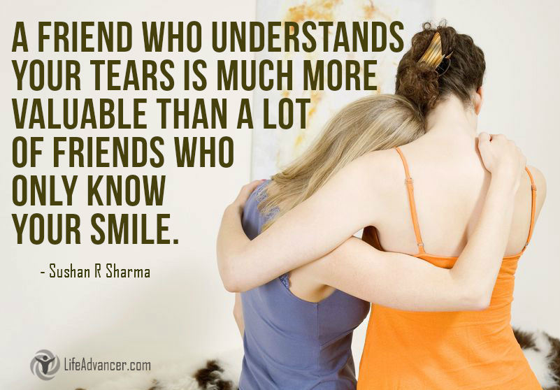 528-A friend who understands your tears