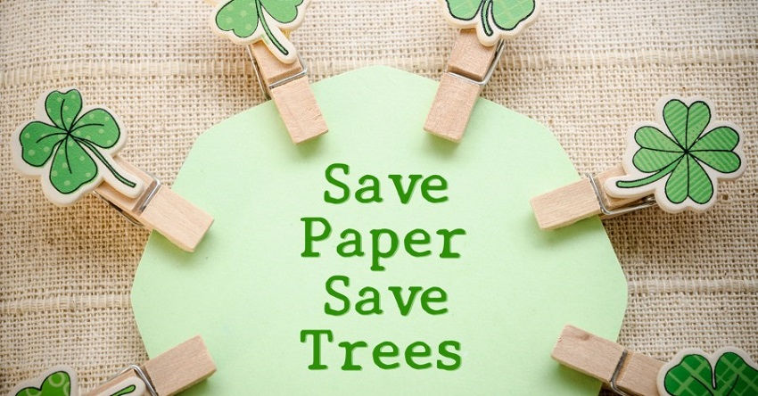 essay on save paper save trees