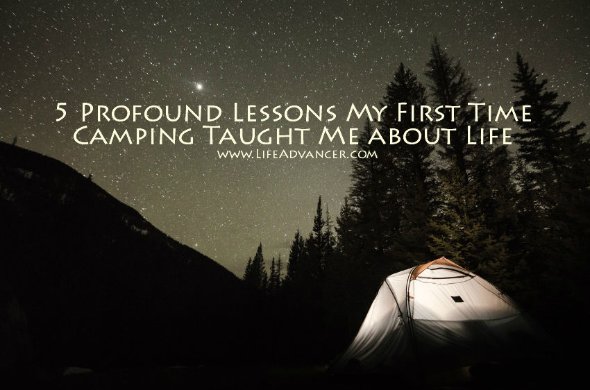 first time camping lessons