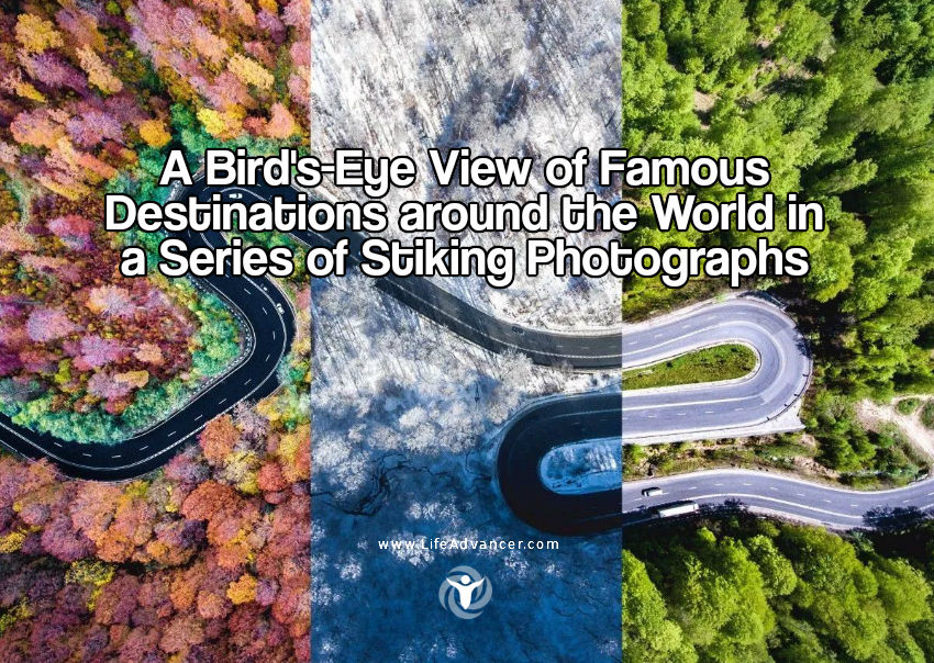 bird's-eye view of Famous Destinations around the World