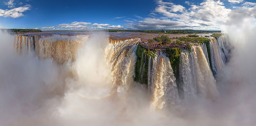 Iguazu Falls - bird's-eye view