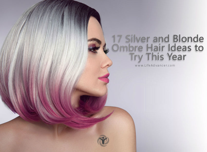 Silver and Blonde Ombre Hair Ideas