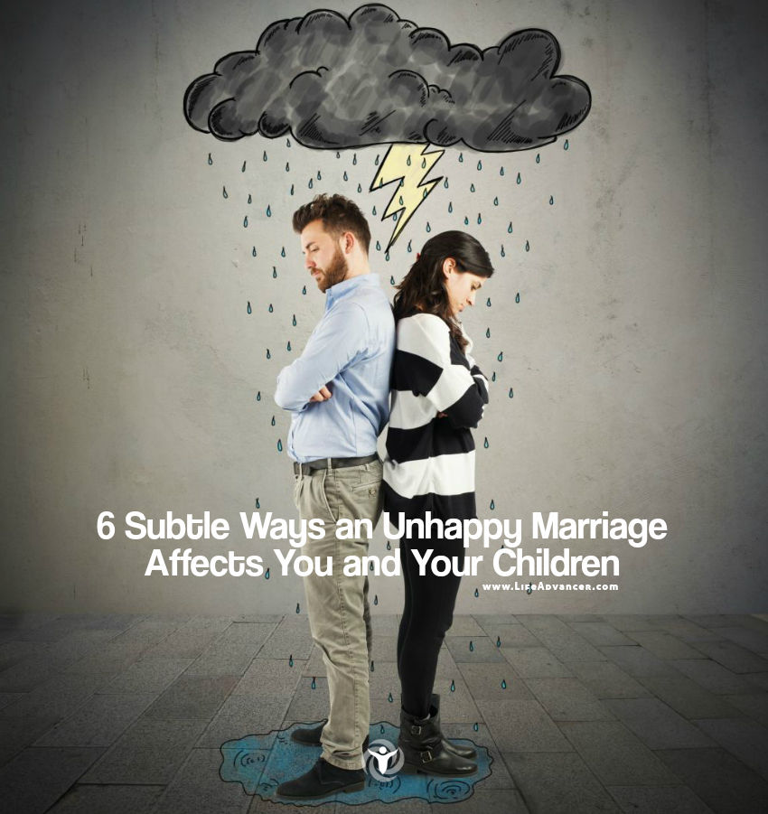 Unhappy Marriage Affects You and Your Children