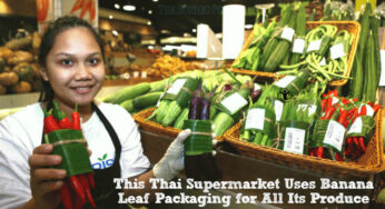 This Thai Supermarket Uses Banana Leaf Packaging for All Its Produce