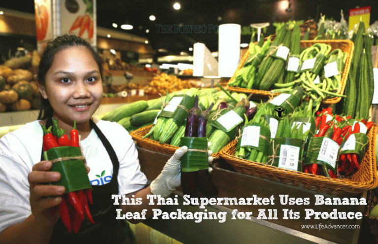 Read more about the article This Thai Supermarket Uses Banana Leaf Packaging for All Its Produce