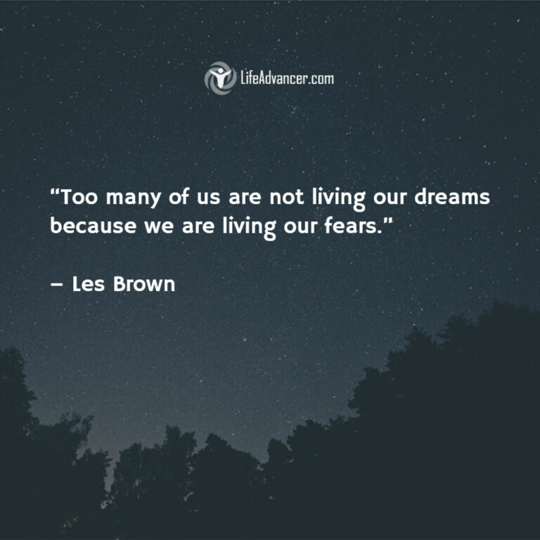 Too many of us are not living our dreams